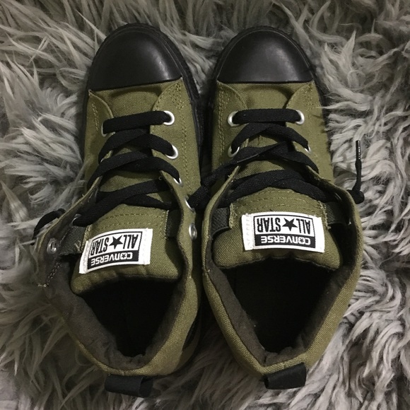 converse all star khaki green